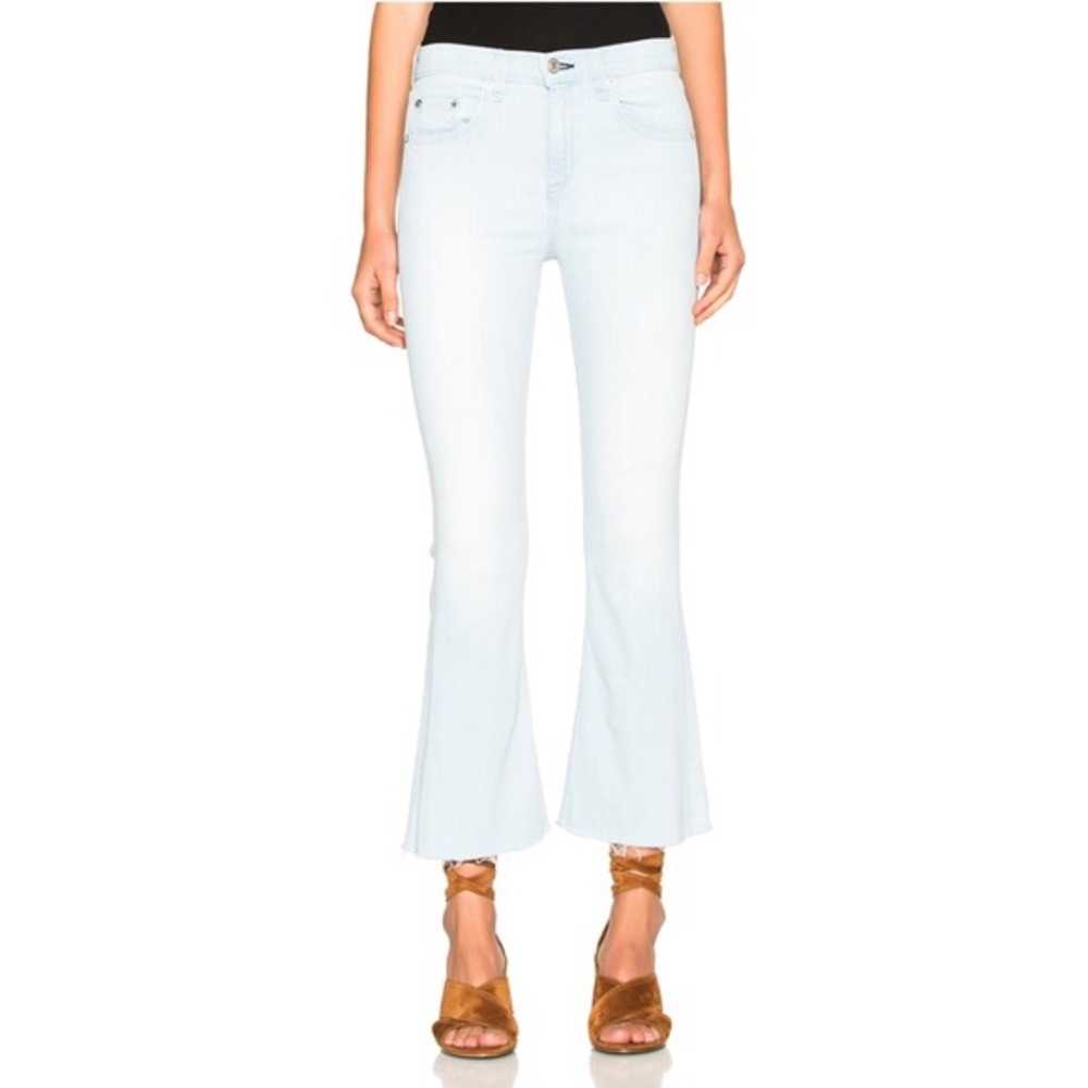 Rag & Bone 10-Inch Crop Flare Jeans